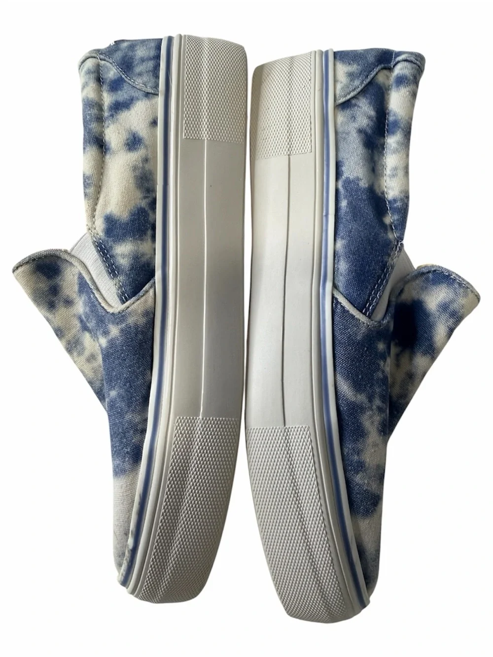 Steve Madden Blue Gills C Tie‑Dye Slip‑On Sneakers – Casual Canvas Coastal Beach